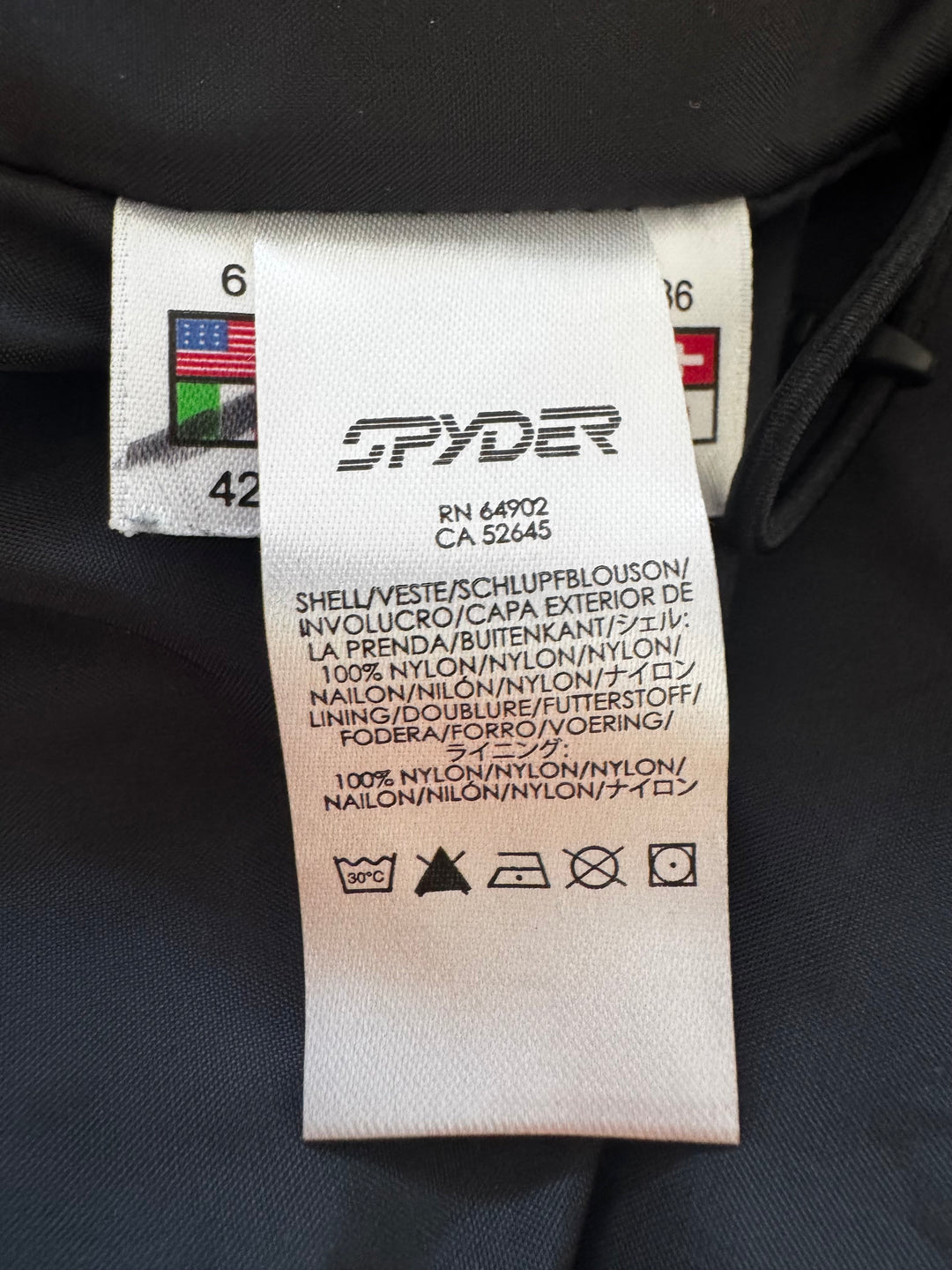 Spyder Lightweight Shell Jacket Womens Small