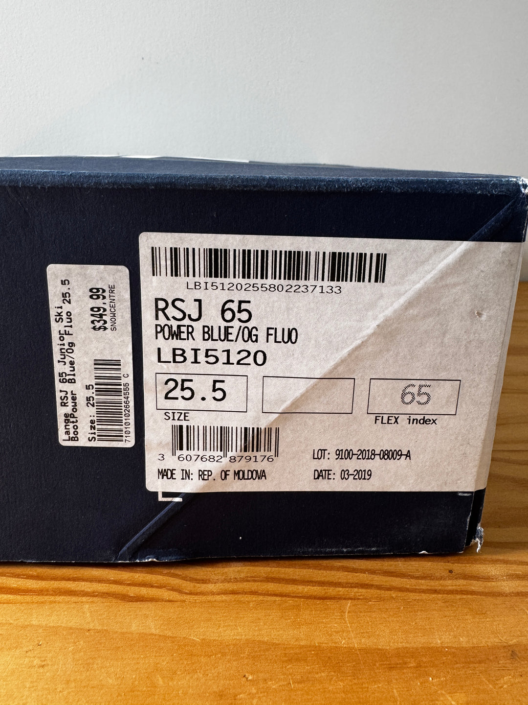 Lange RSJ65 Kids Ski Boots 25.5