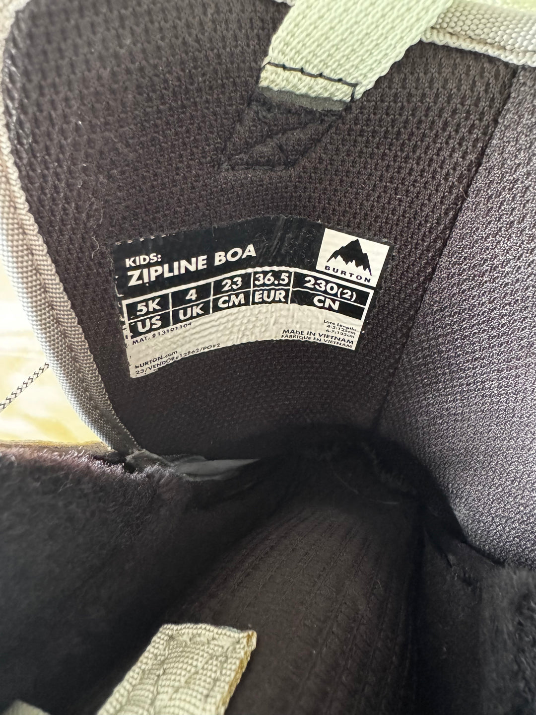 Burton Zipline Kids Snowboard Boots Snowboard Boots US 5K