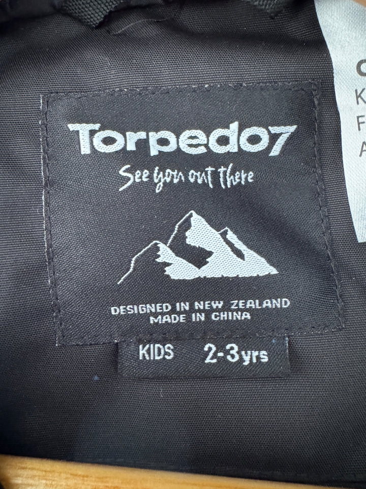 Torpedo7 Kids Snowsuit 2-3 Years