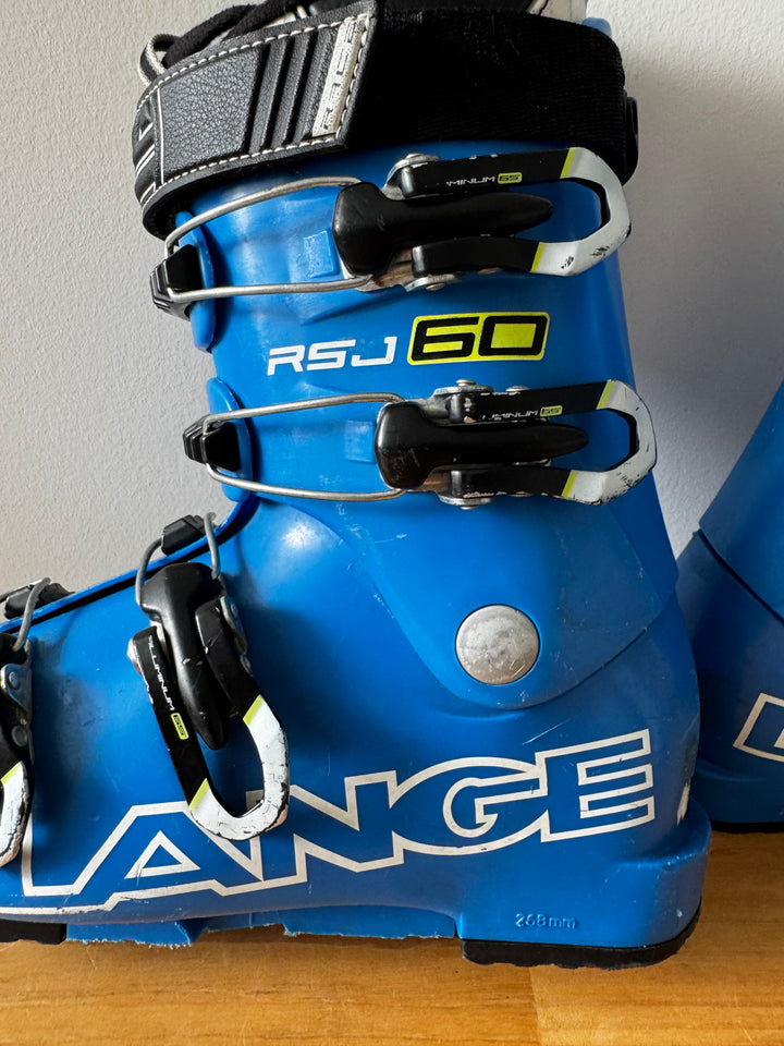 Lange RSJ60 Kids Ski Boots 22.5 Blue