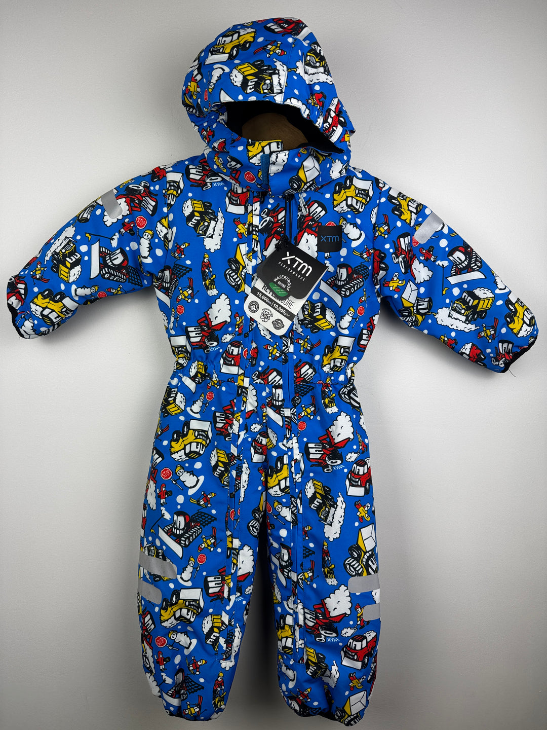 Sample XTM Papoose II Kids Snowsuit | Blue Dino | Size 1 Year