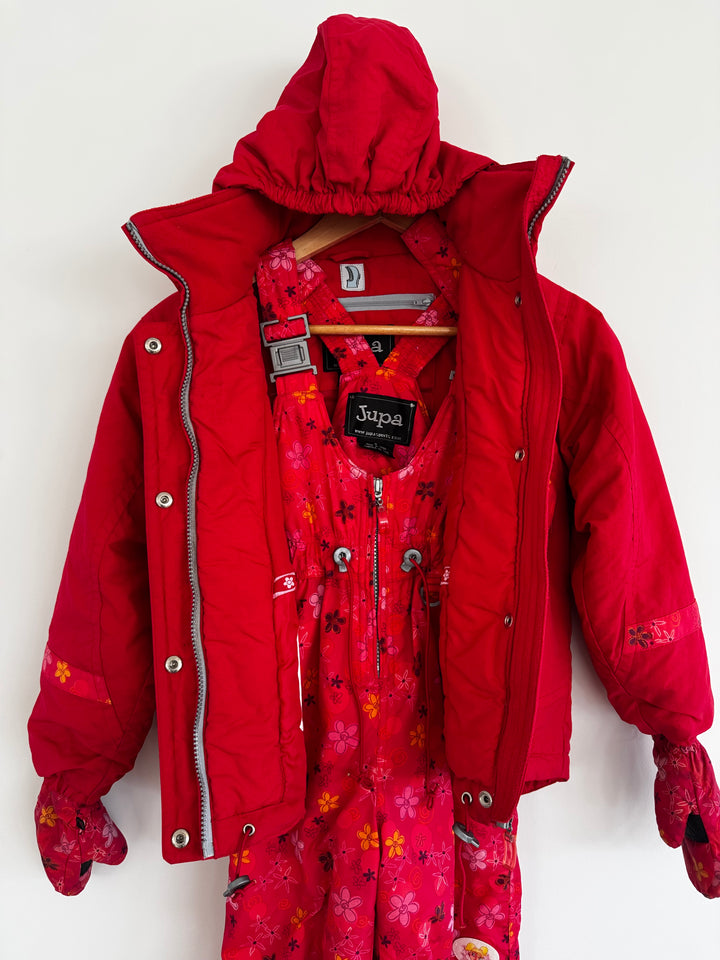 Jupa Kids Ski Jacket, Pants, Gloves 6 Years