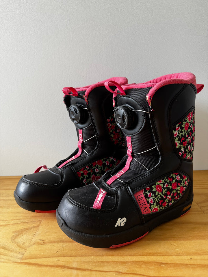 K2 Lil Kat Kids Snowboard Boots US 2 JR