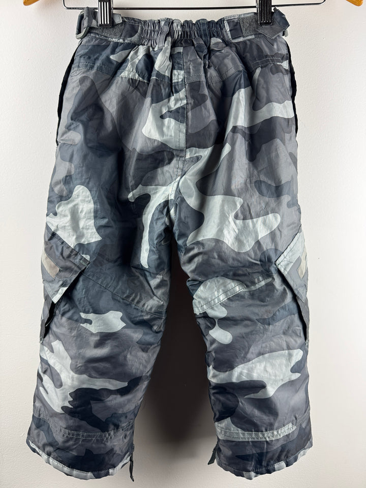 WZ Kids Camo Ski Pants Size 4 Years