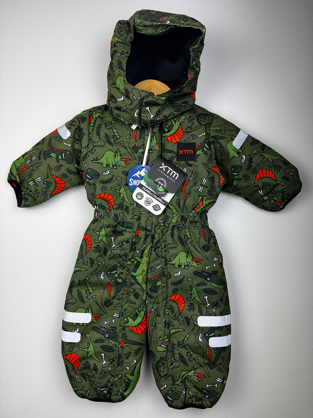 New XTM Papoose II Kids Snowsuit | Camo Dino | Size 0