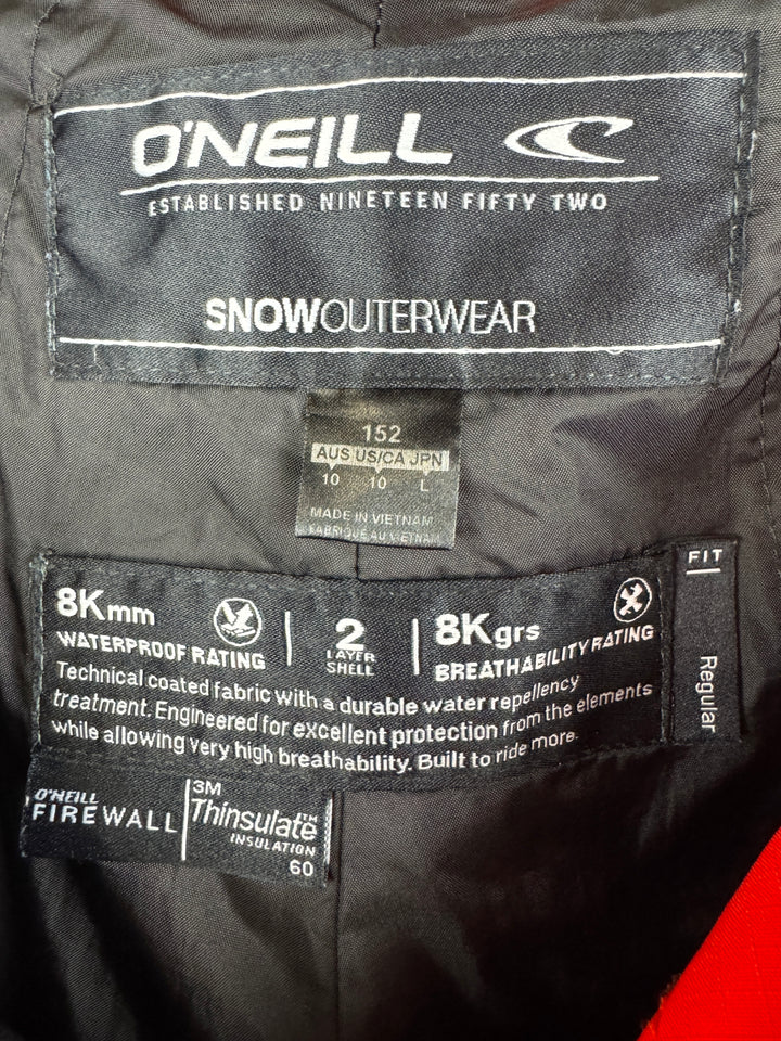 O'Neill Kids Orange Ski Pants 10-12 Years