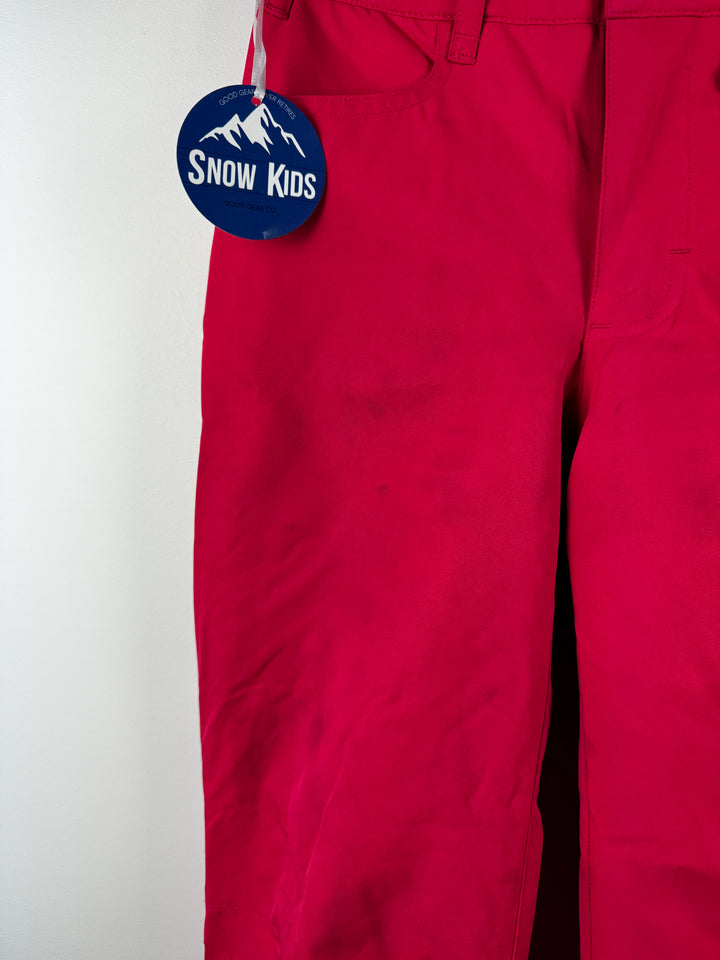 Roxy Kids Pink Ski Pants 10 Years