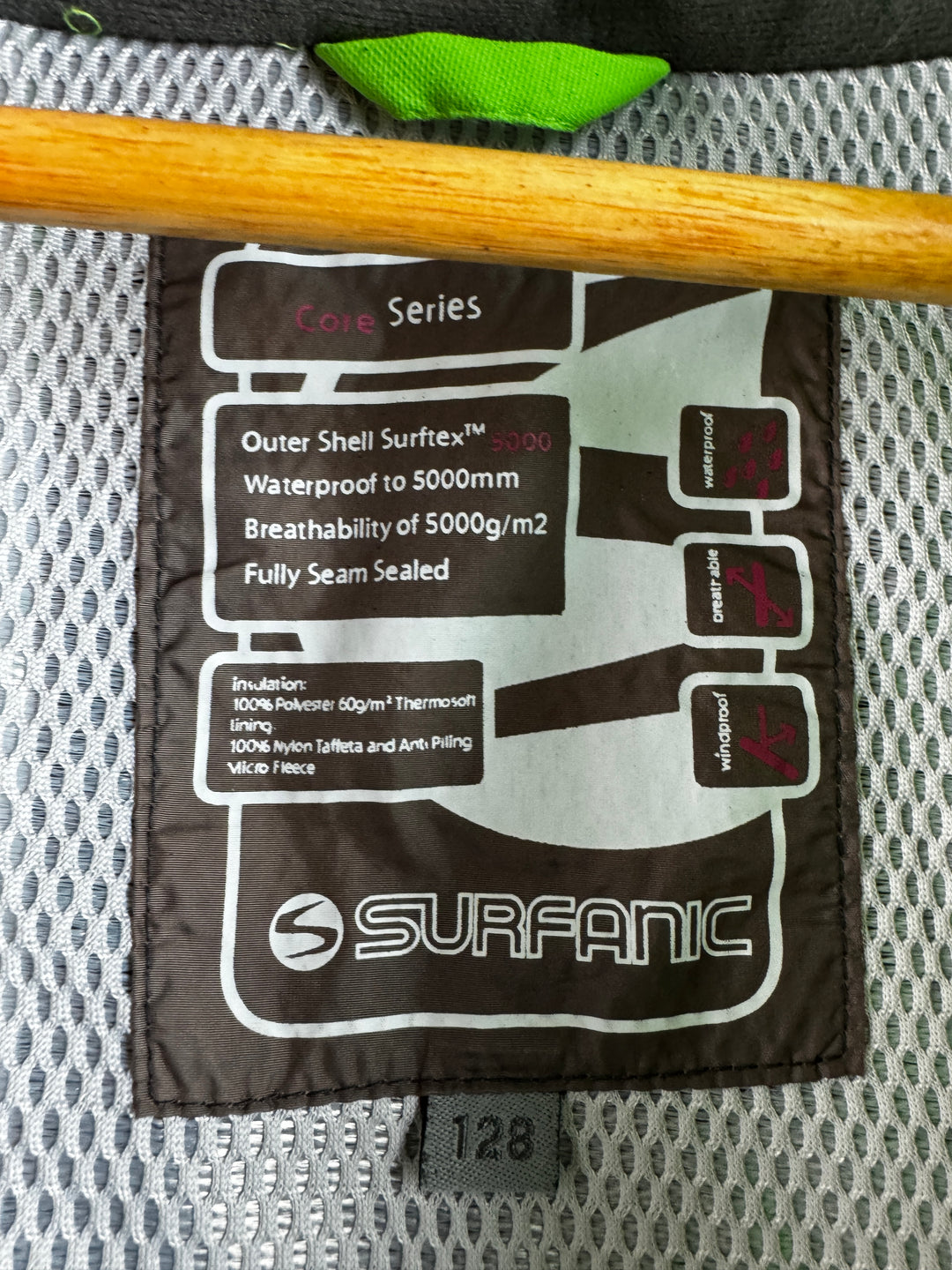 Surfanic Kids Ski Jacket 8 Years