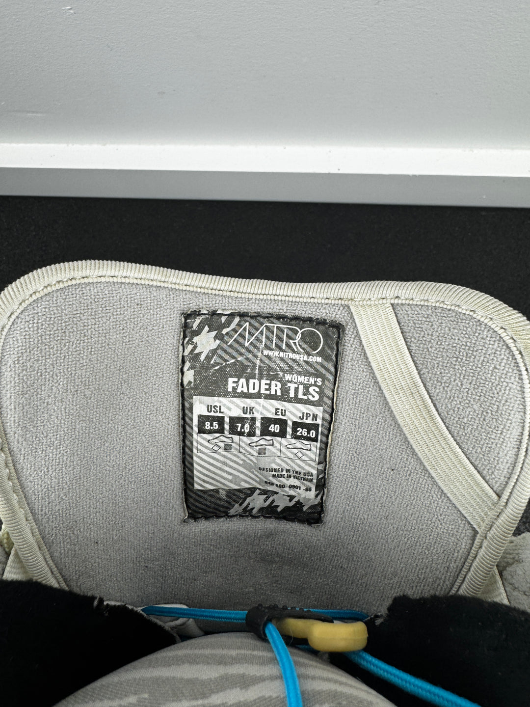 Nitro Fader TLS Snowboard Boots WOMENS USL8.5