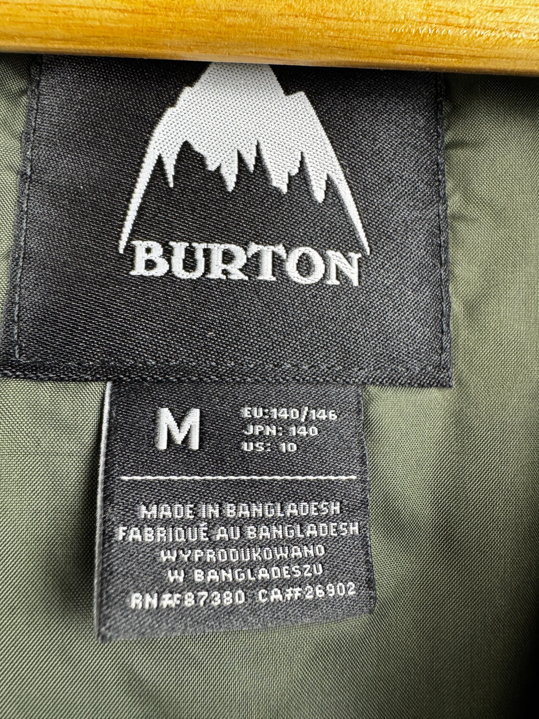 Burton Kids Ski Jacket 10 Years