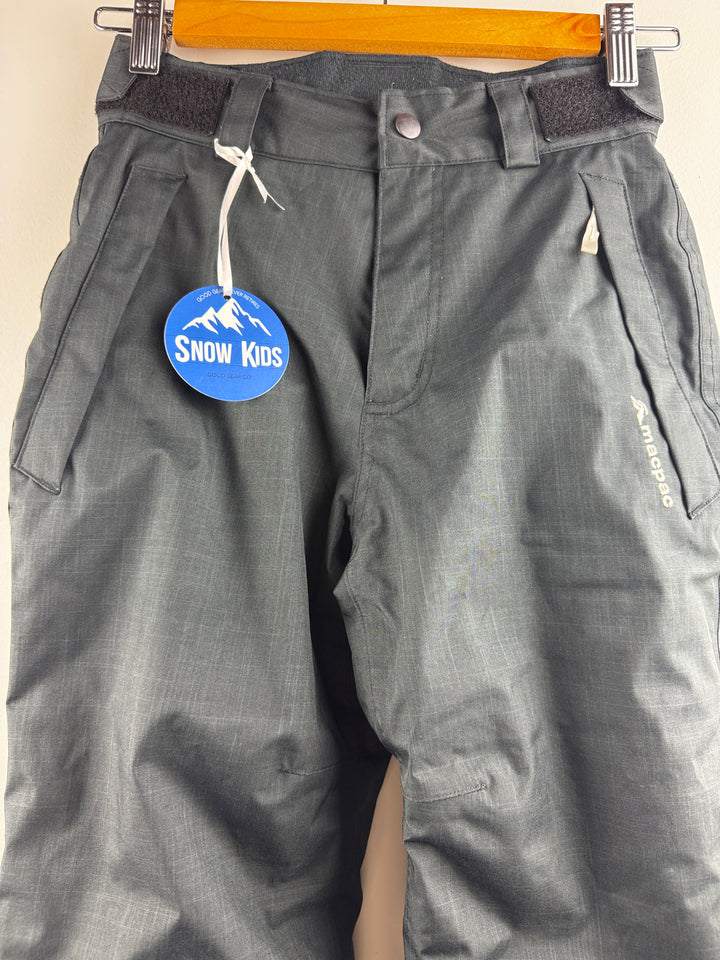 Macpac Kids Ski Pants Black 8 Years