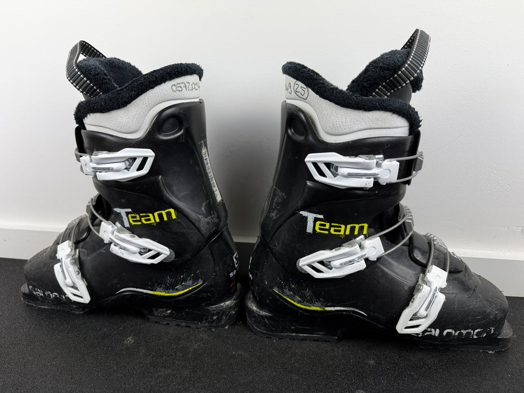 Salomon Team Kids Ski Boots Size 25-25.5 Mondo