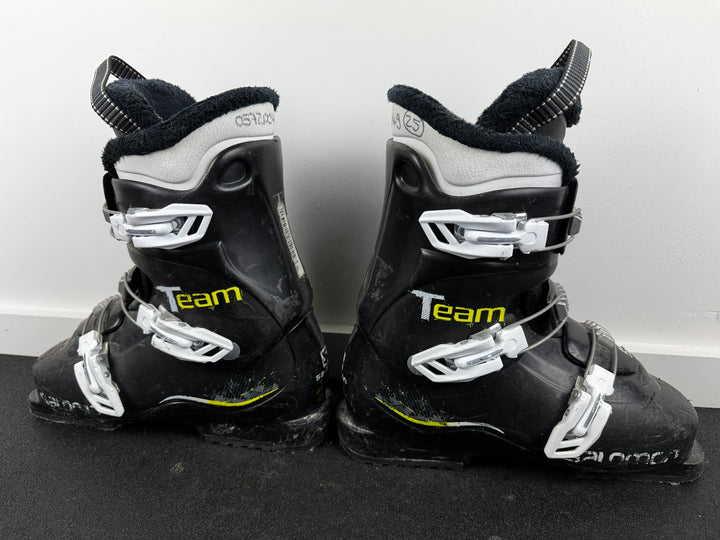 Salomon Team Kids Ski Boots Size 25-25.5 Mondo