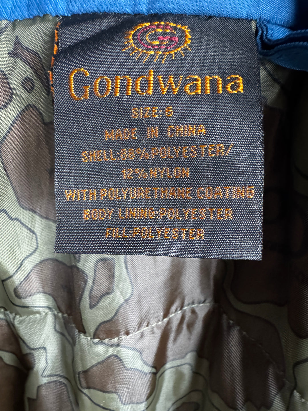 Gondwana Kids Snow Jacket Size 6 Years