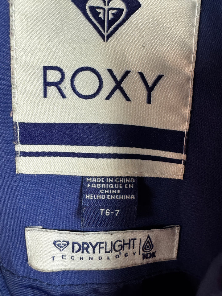 Roxy Kids PINK Ski Bib Pants 6-7