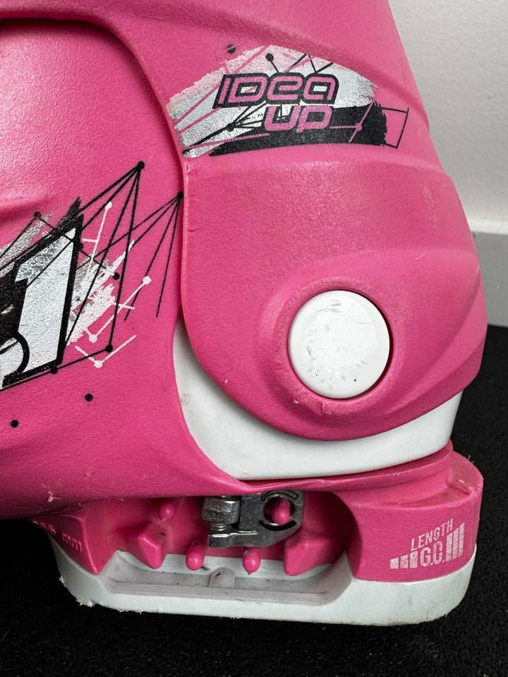 Roces Pink Adjustable Kids Ski Boots Sizes 19-22 Mondo