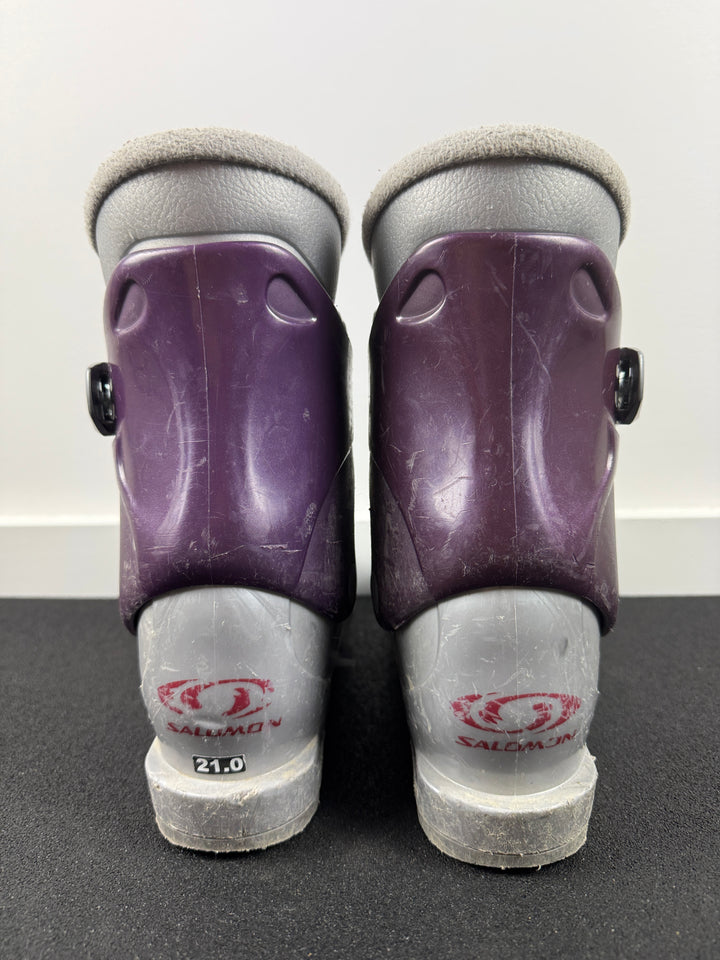 Salomon T2 Kids Ski Boots Size 21-21.5 Mondo