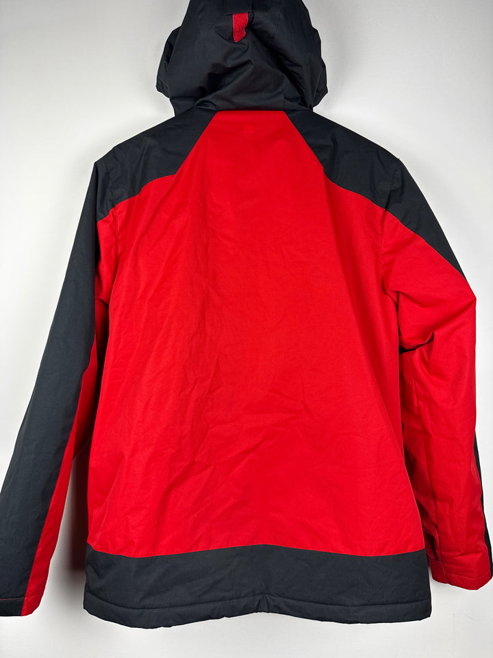 Mountain Warehouse Adults Snow Jacket Black/Red Size S/P