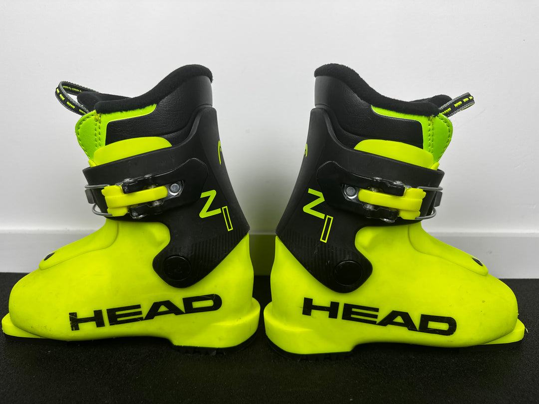Head Z1 Kids Ski Boots Yellow 17-18.5