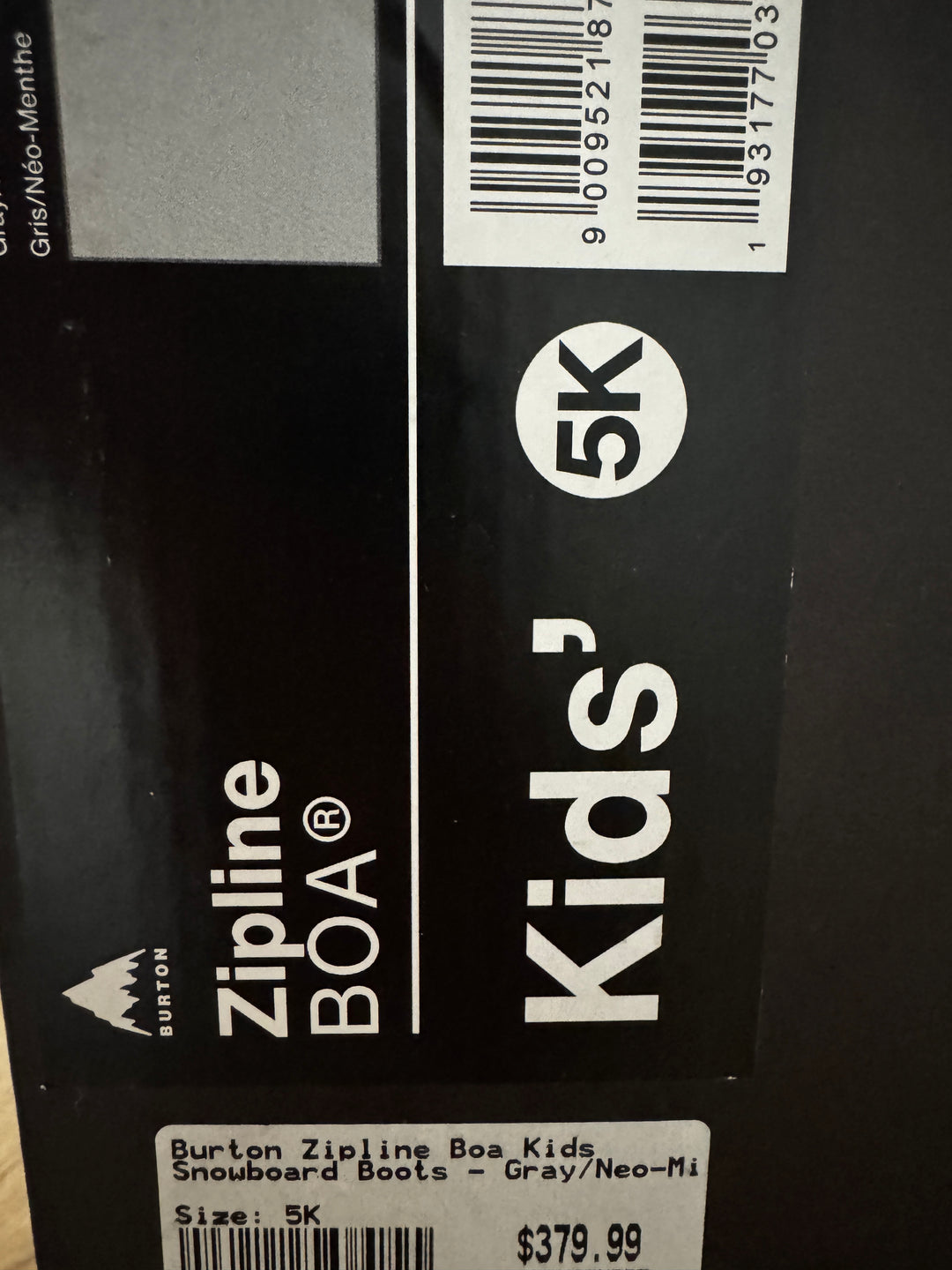 Burton Zipline Kids Snowboard Boots Snowboard Boots US 5K