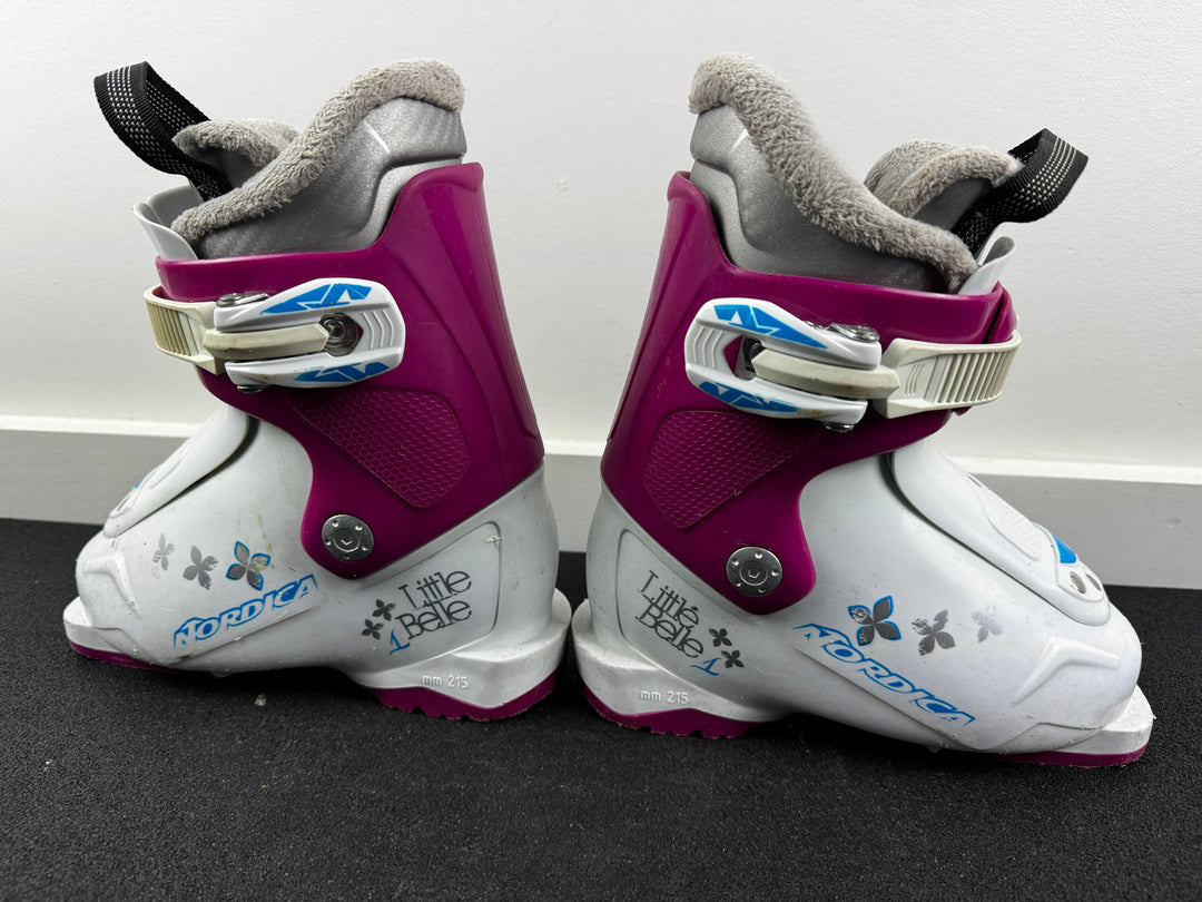 Nordica Little Belle 1 Kids Ski Boots 16-17.5 Mondo