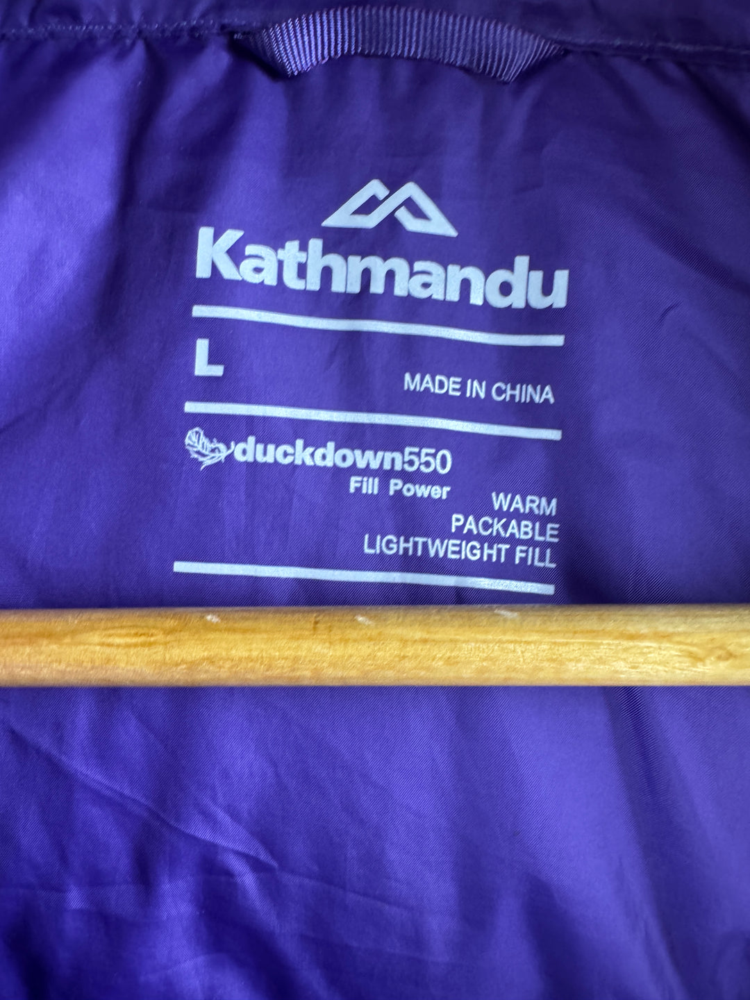 Kathmandu Duckdown550 Jacket 9 Years