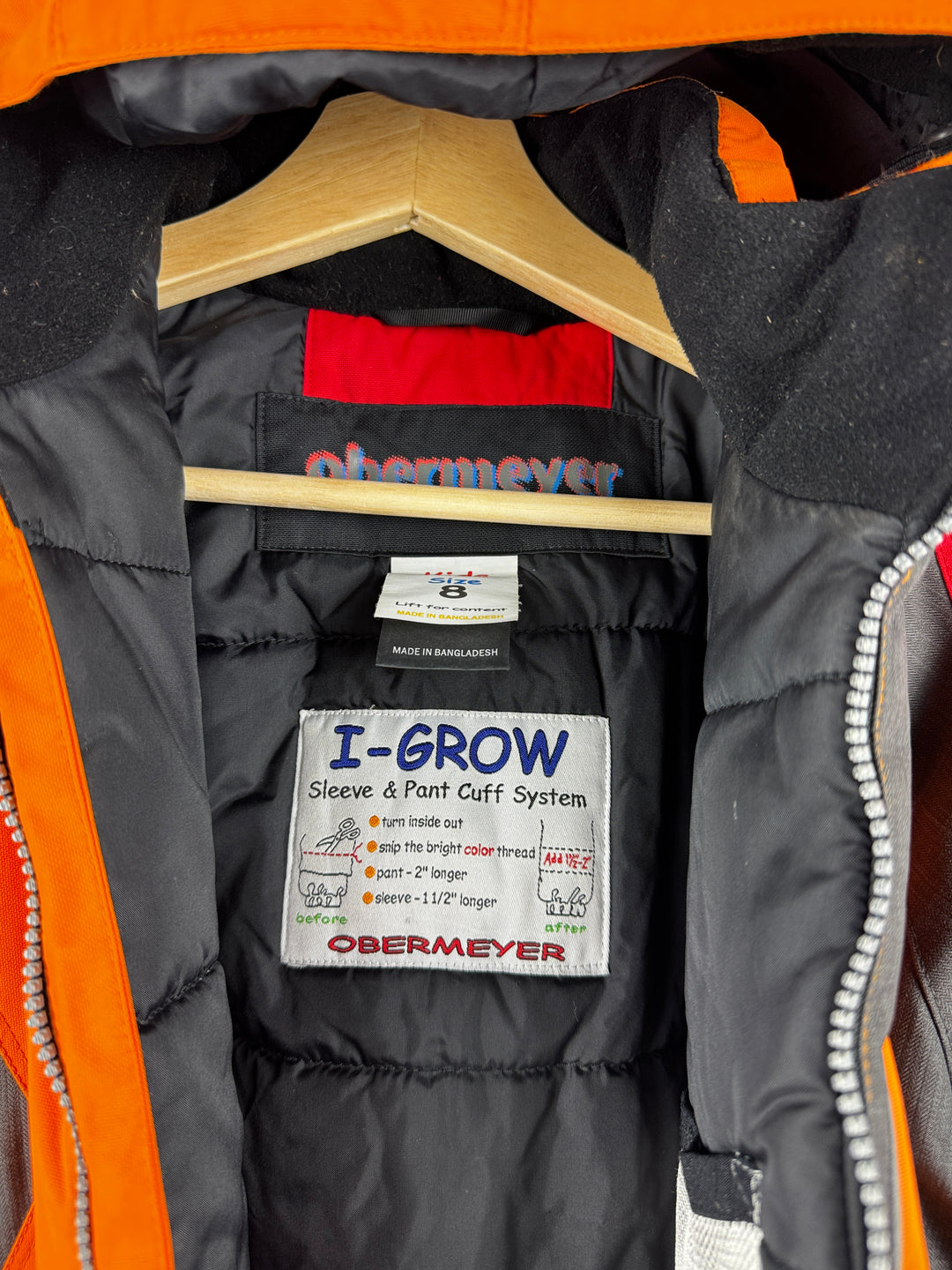 Obermeyer Kids Ski Jacket 8 Years