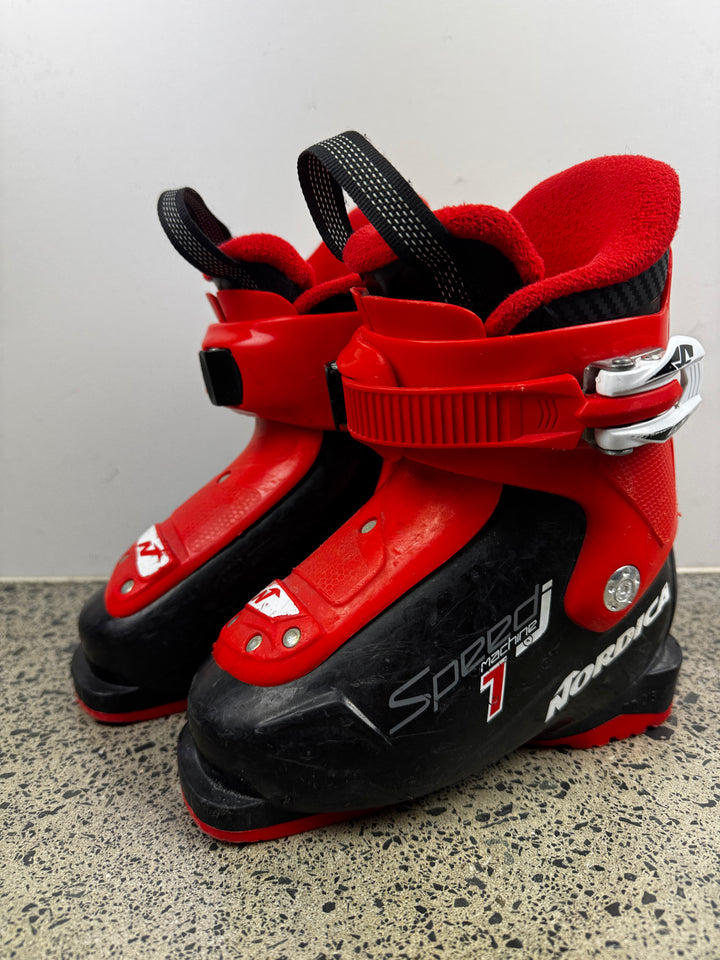 Nordica Speed Machine J1 Kids Ski Boots 16-17.5
