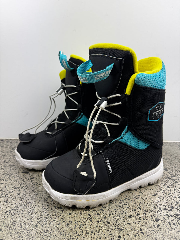 Wed'ze Snowboarding Indy Kids Boots US13C