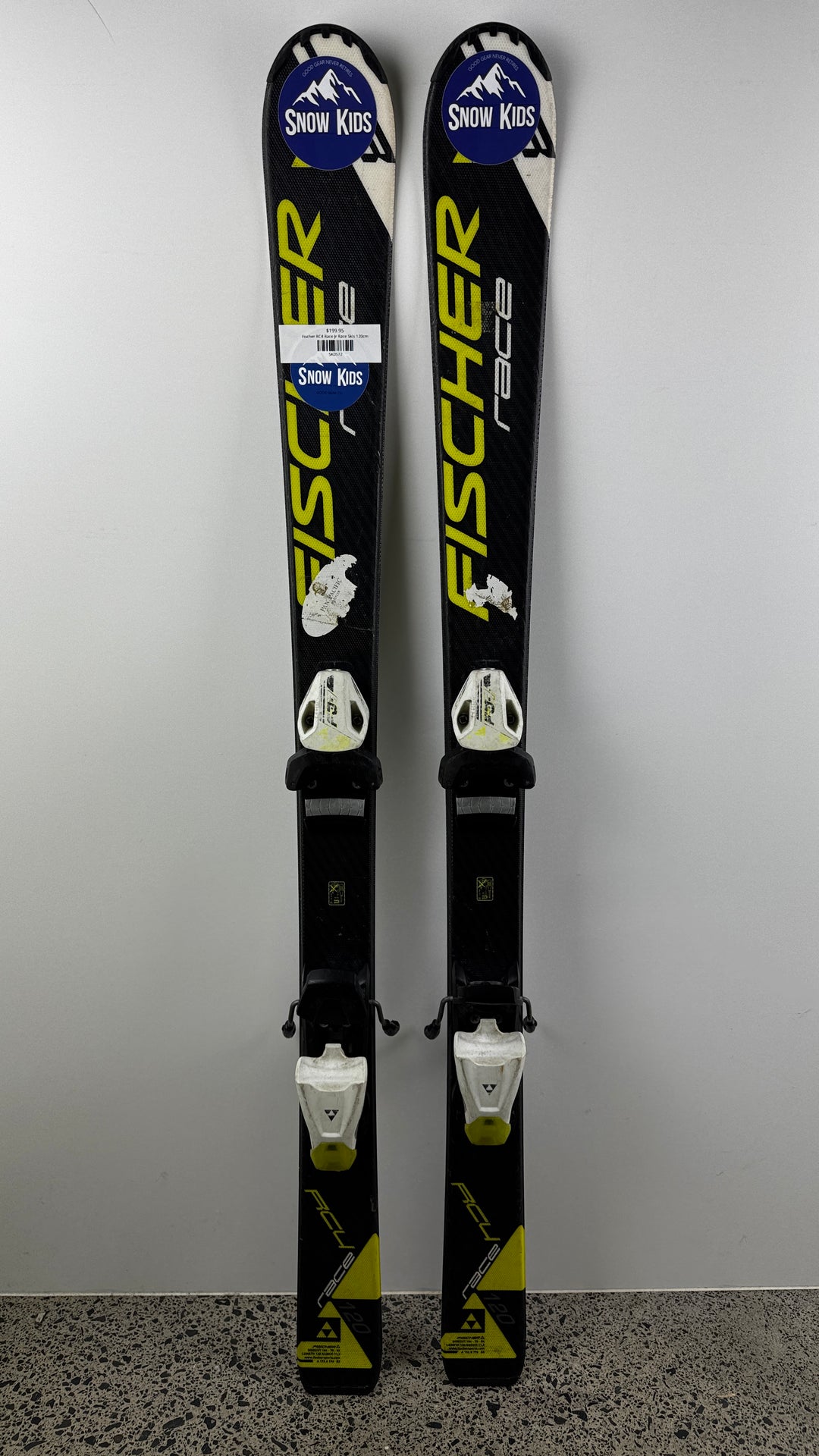 Fischer RC4 Race Jr Race Skis 120cm