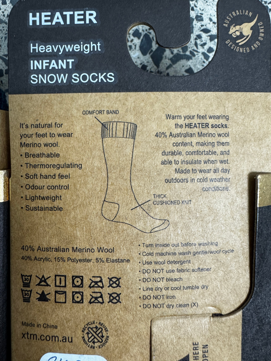 New XTM Infant Heater Socks