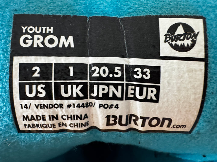 Burton Kids Grom Kids Snowboard Boots US2