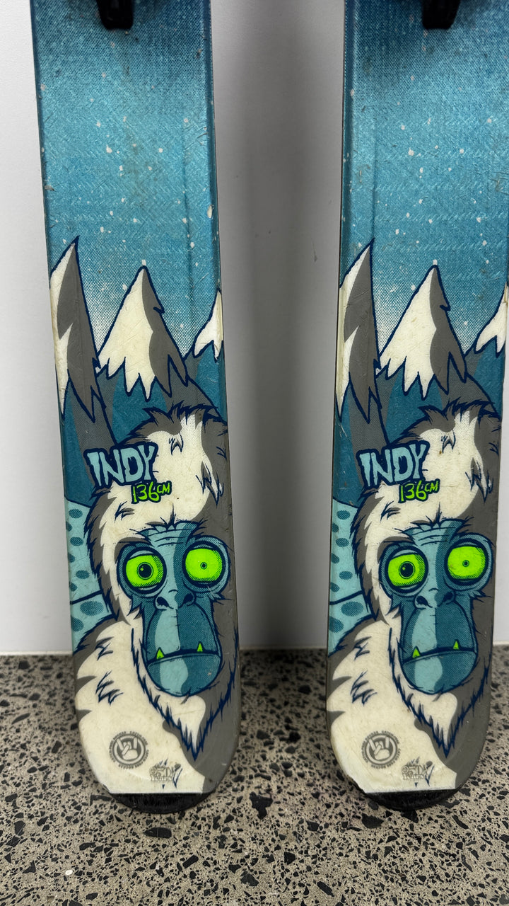 K2 Indy Skis 136cm