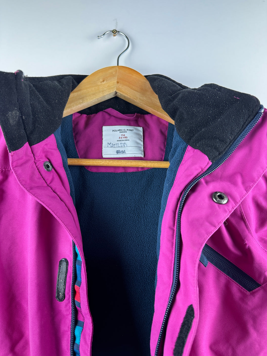 Polarn O. Pyret Sweden Kids Ski Jacket 5-6 Years
