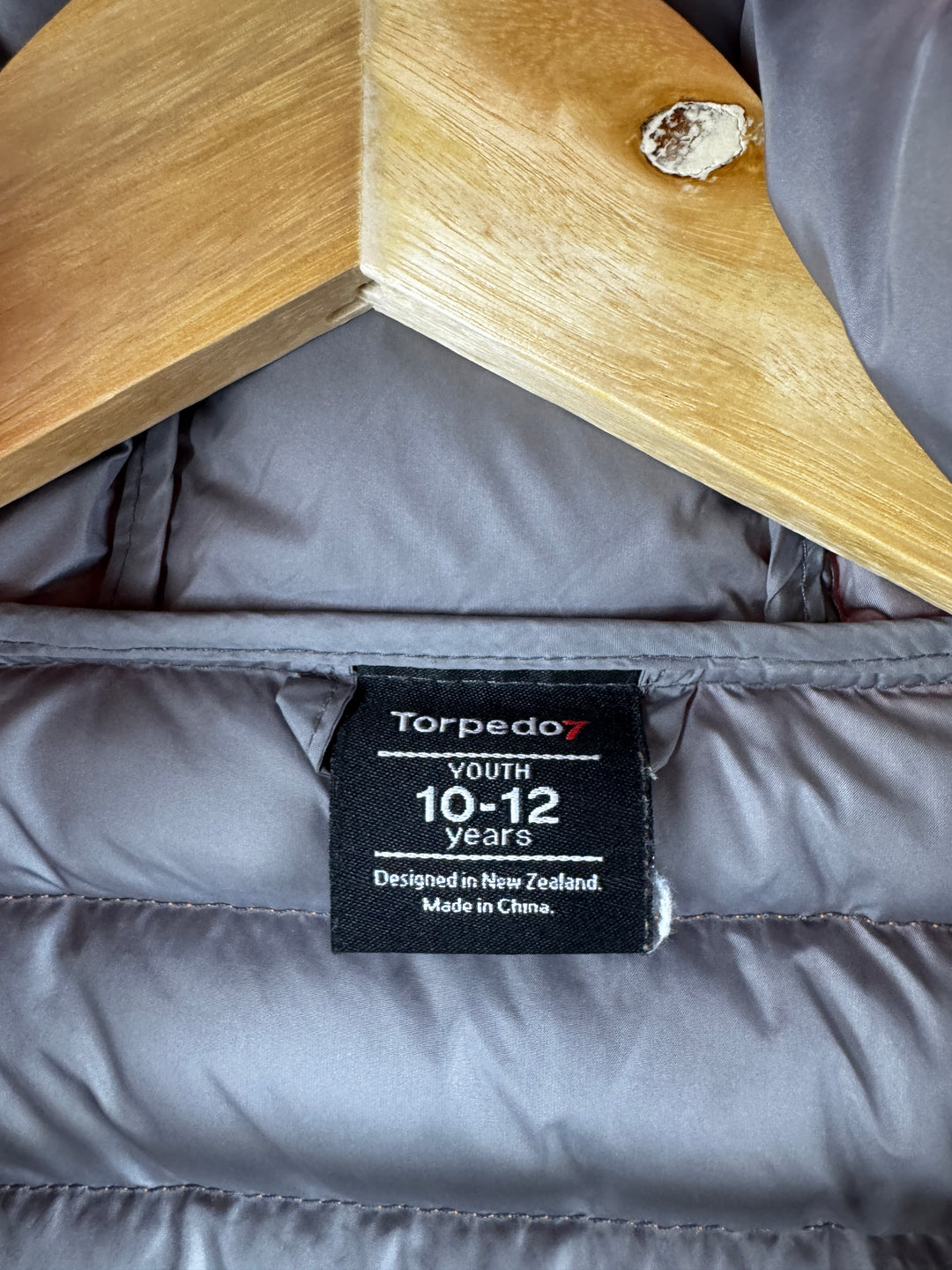 Torpedo7 Youth Puffer Jacket 10-12 Years