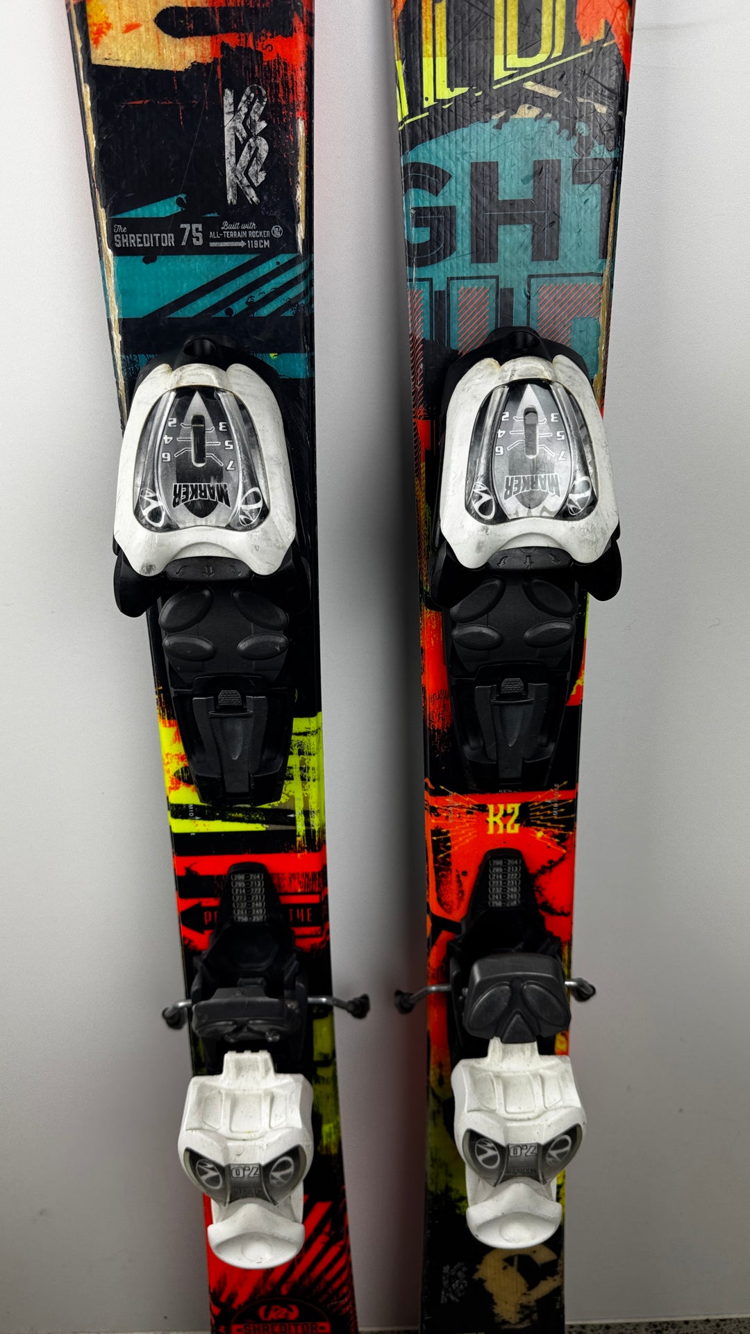 K2 Shreditor 75 Freestyle Kids Skis 119cm