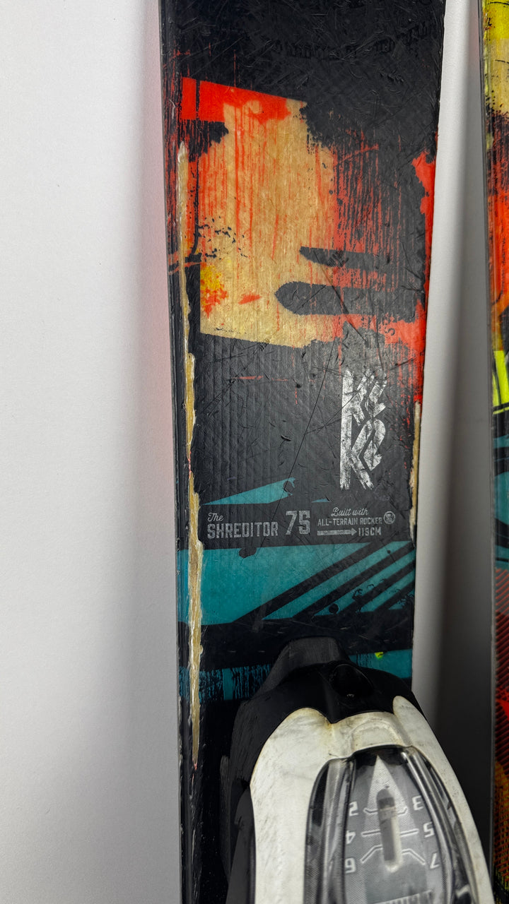 K2 Shreditor 75 Freestyle Kids Skis 119cm