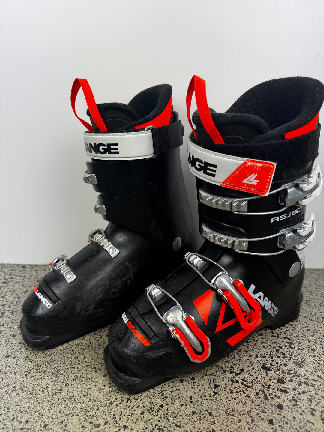 Lange Black Ski Boots 24.5