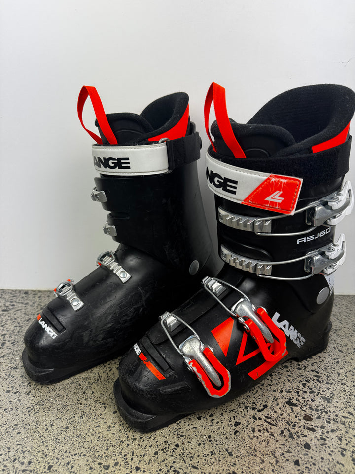 Lange Black Ski Boots 24.5