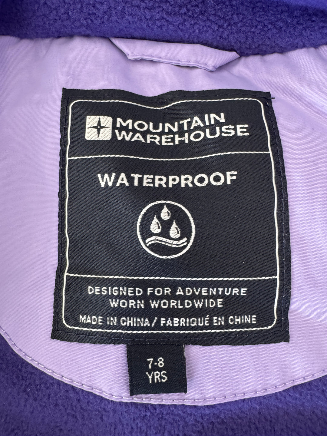 Mountain Warehouse Kids Ski Snowsuit 7-8 Years