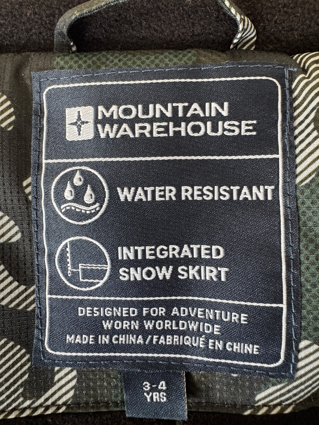 New Mountain Warehouse Kids Ski Jacket & Pants 3-4 Years