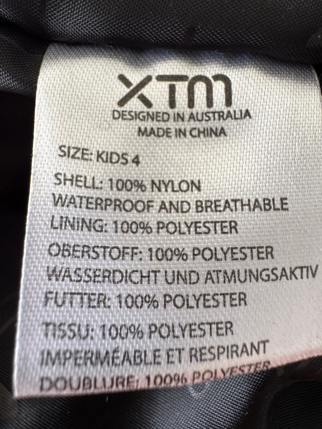 XTM Kids Ski Pants 4 Years